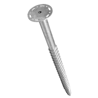  Винтовая опора с фланцем Ø76х2,5мм, 1500мм, горячий цинк